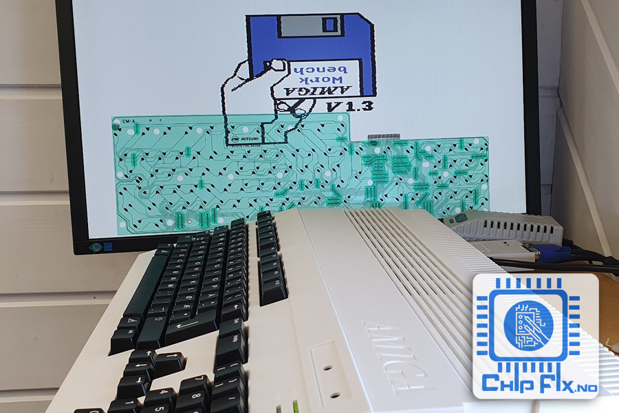 AMIGA Tastaturmembran Reparasjon